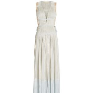 ULLA JOHNSON Valeria Plissé Gown in Opal